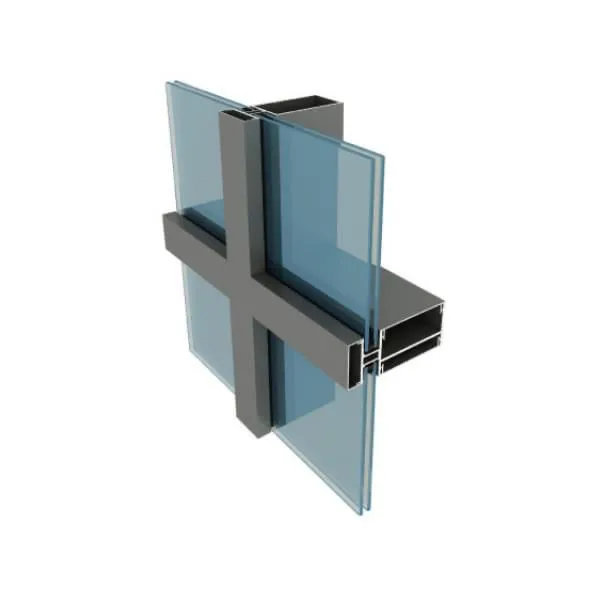 Elevation glass facade with structural glazing