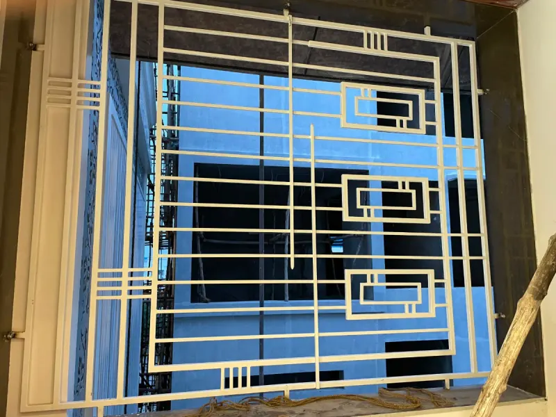 Window grill design for home safety - aluminium, iron and brass options