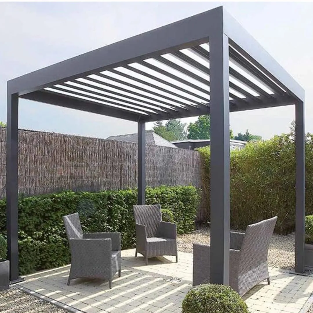 Aluminium ceiling louver pergola design