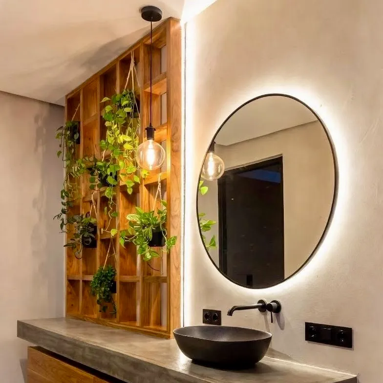 LED aluminium mirror profile for bathroom — price from ₹720/ft | WoodenMax India