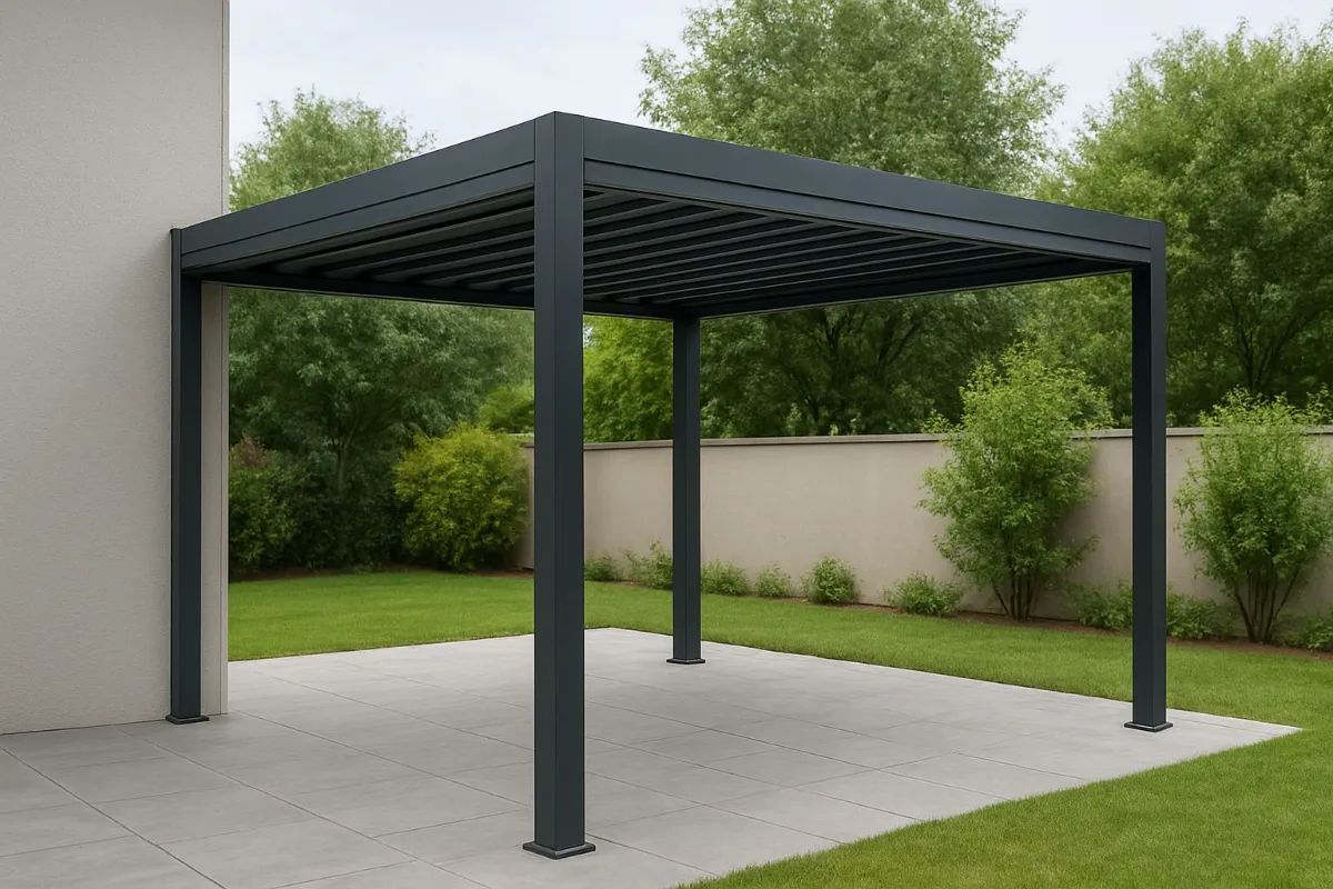Thumbnail: folding pergola roof system
